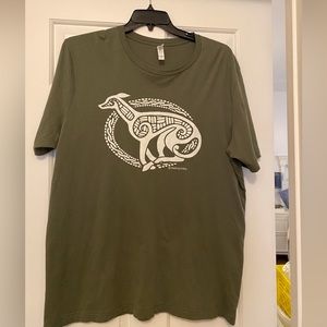 Celtic Tee - size 2XL NWOT olive color